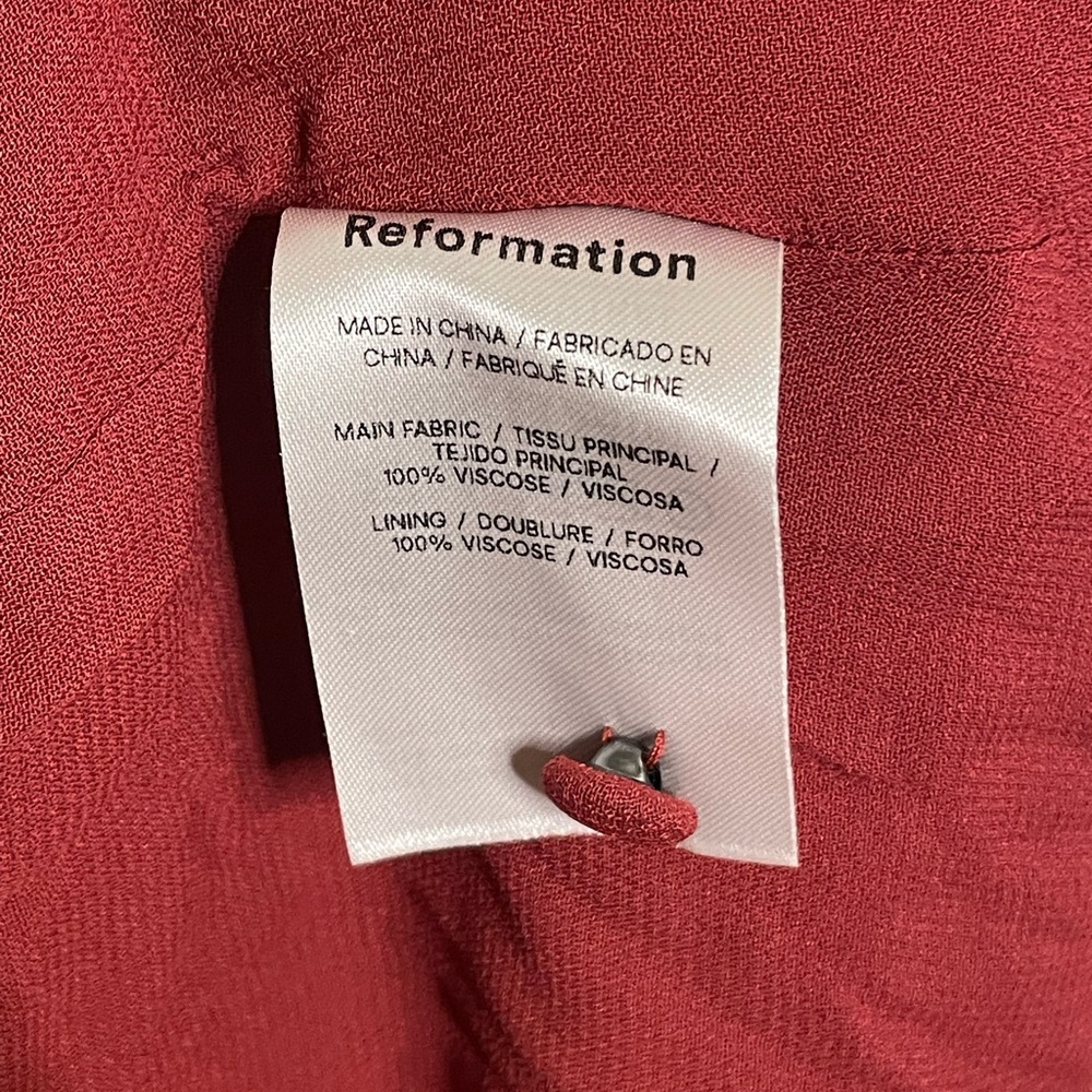 Reformation Brogan Dress in Chianti - Picture 10 of 10